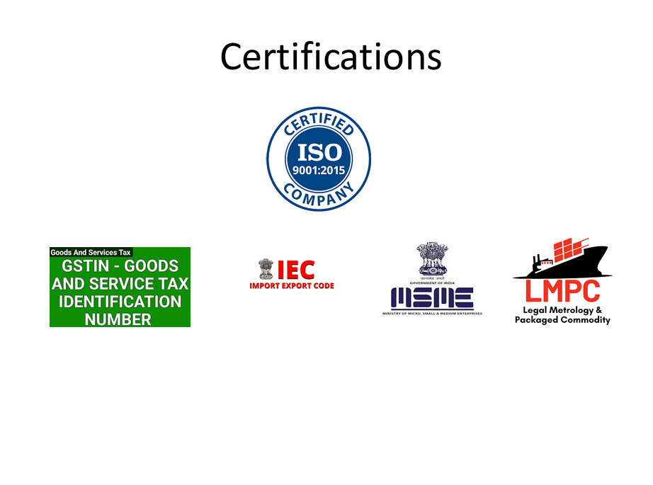 Certifications